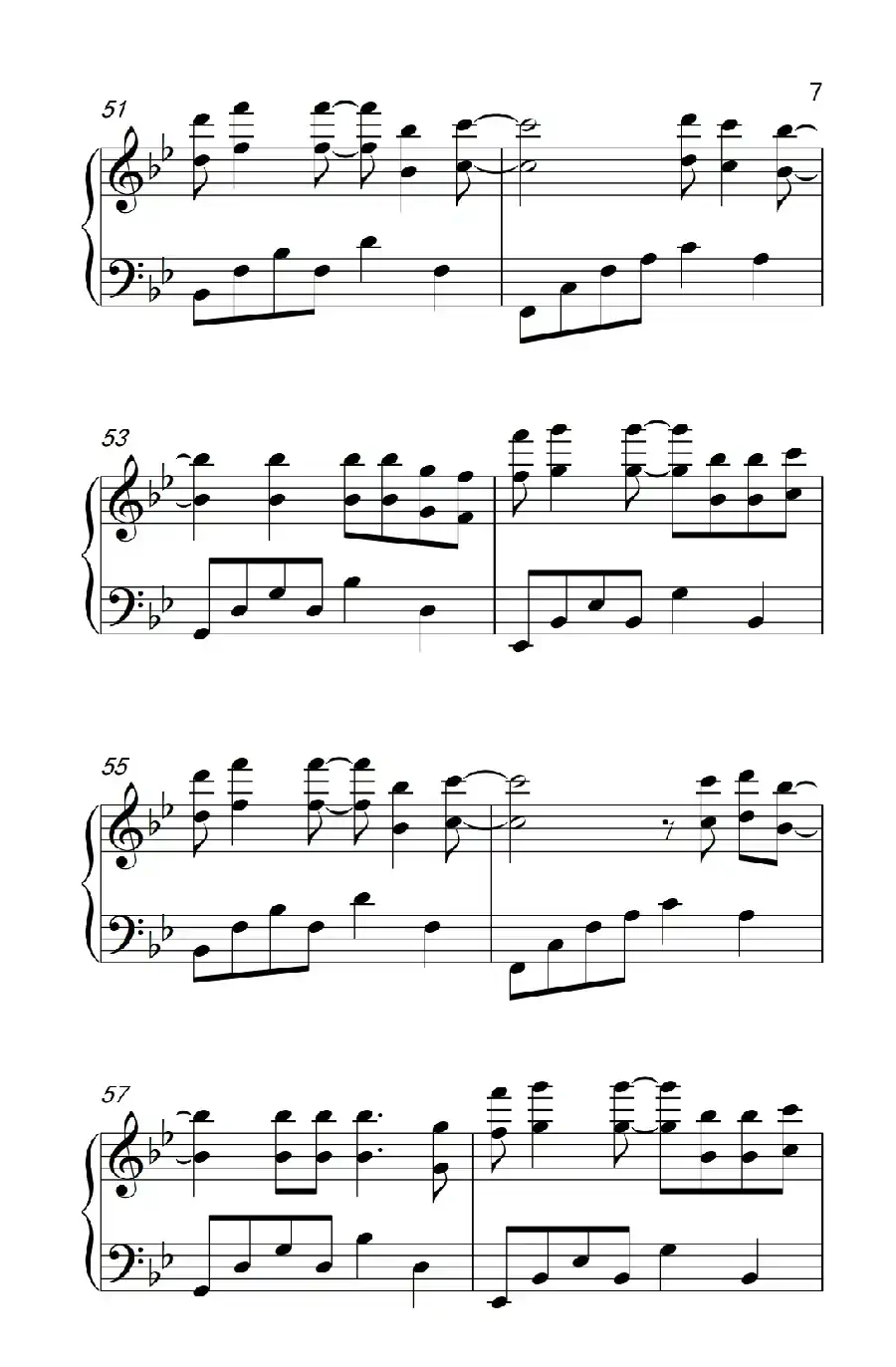 夜空中最亮的星（《弹吧音教》制谱版）