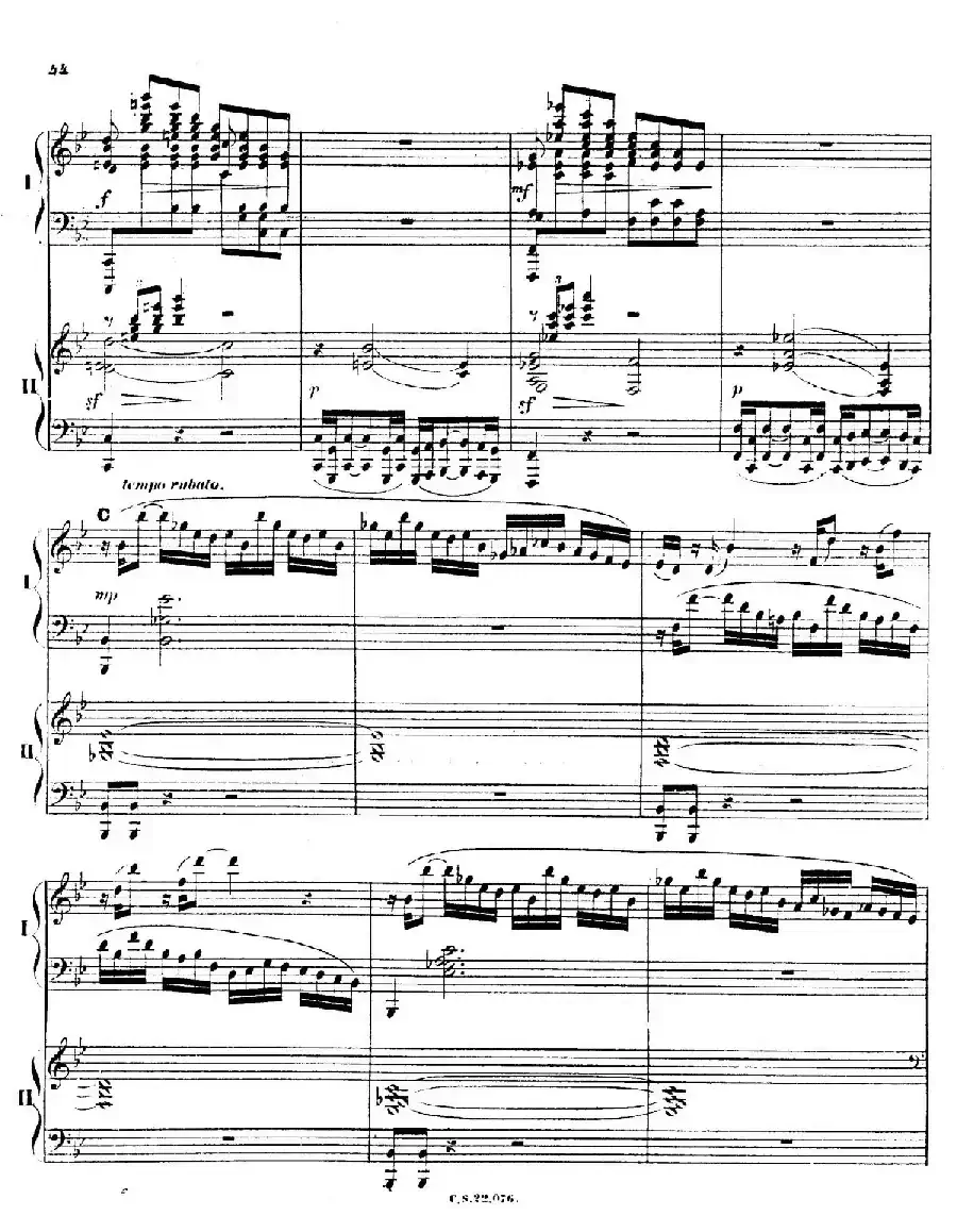 Piano Concerto No.2 in F Major Op.35（F大调第二钢琴协奏曲·Ⅱ·双钢琴）