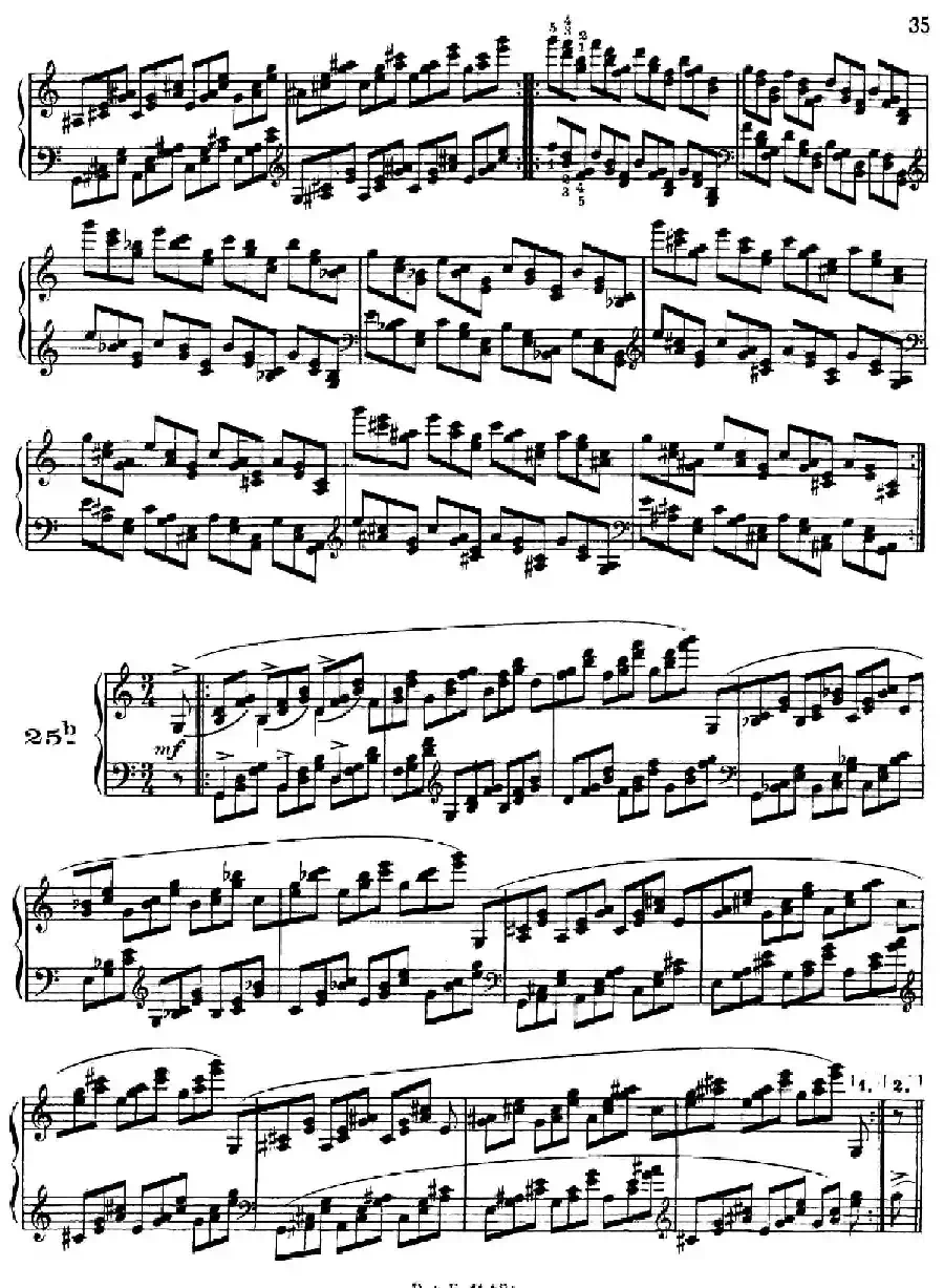 51 Exercises, WoO 6（51首钢琴练习 19—25）