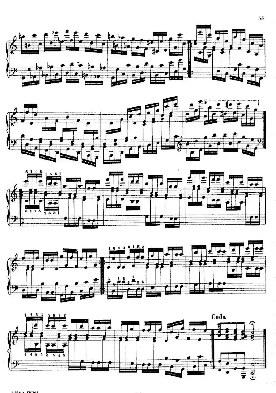 School of the Virtuoso Op.365（60首钢琴高级练习曲·22）