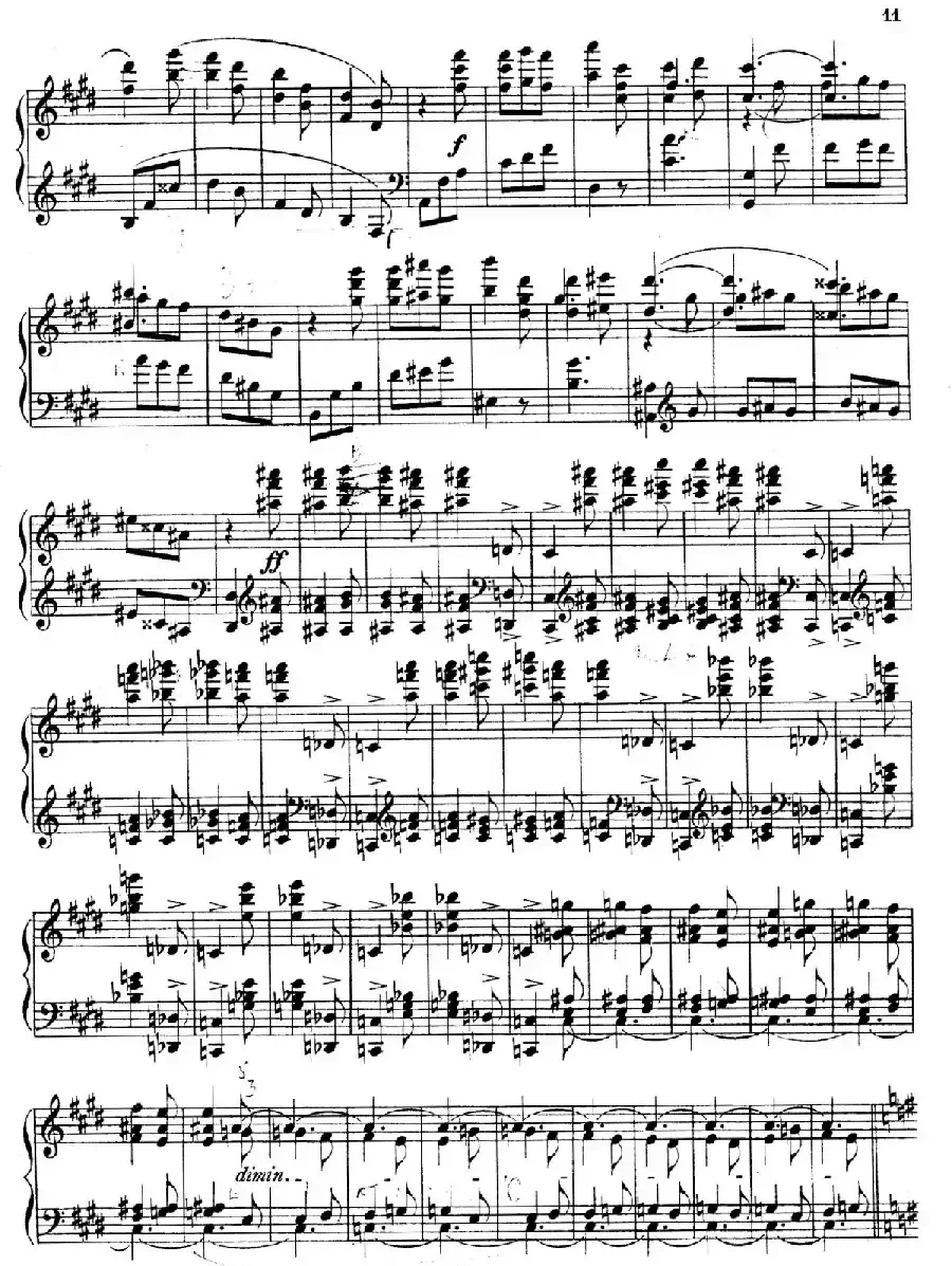 Cinque Miniatures Op.28（5首小画像·3）
