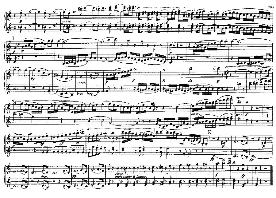 String Quartet No.9 in C Major Op.59-3 - 4 Hands（C大调第九弦乐四重奏·四手联弹）