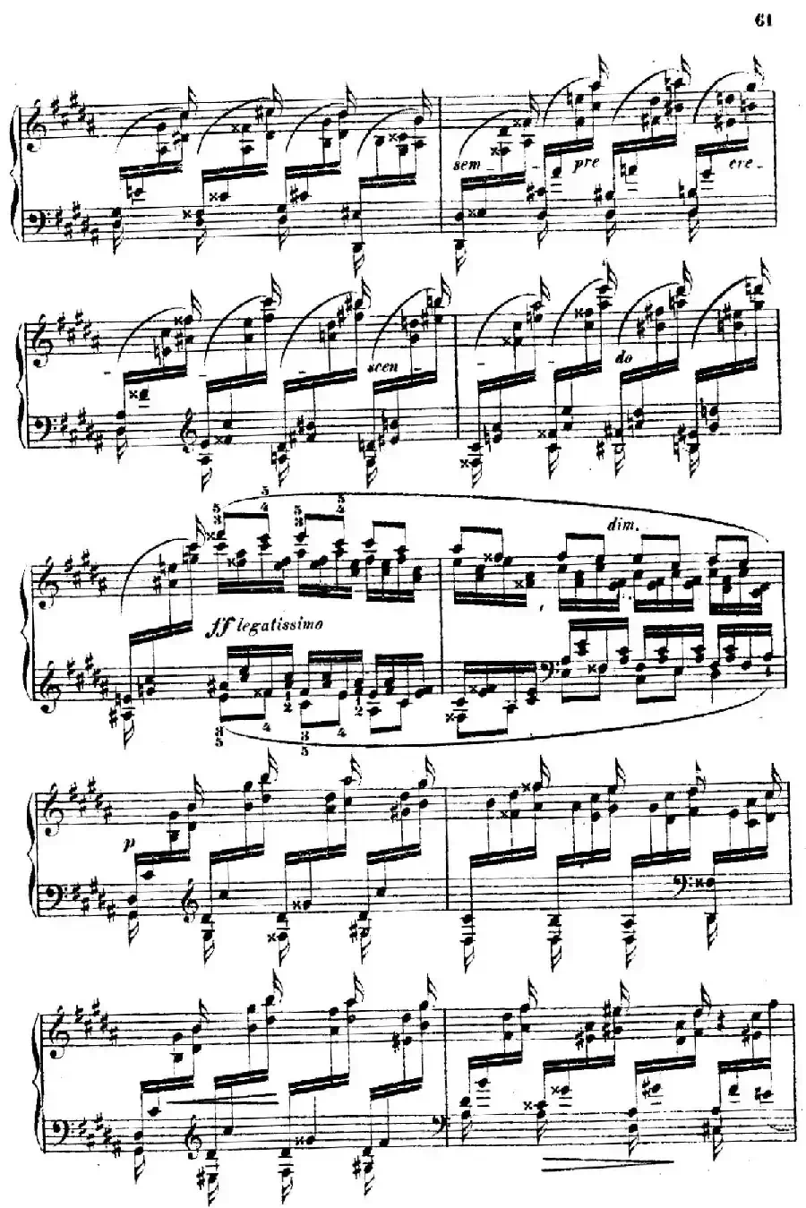 Douze Etudes de Salon Op.5（12首沙龙练习曲·12）