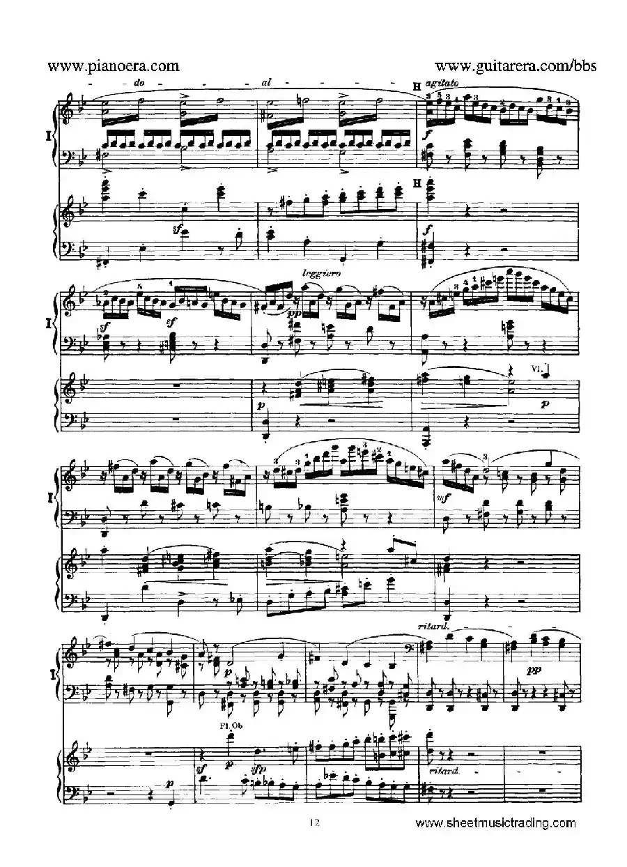 Piano Concerto No.1 in g Minor Op.25（g小调第一钢琴协奏曲·双钢琴）