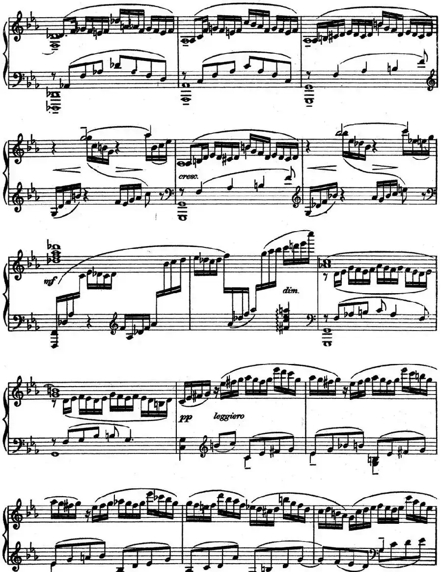 10 Preludes Op.23（拉赫玛尼诺夫10首前奏曲·Ⅶ）