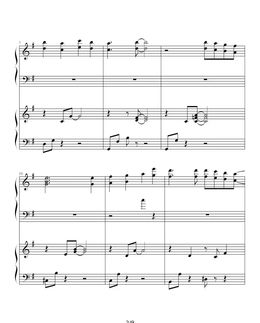 大好きだよ（双钢琴）