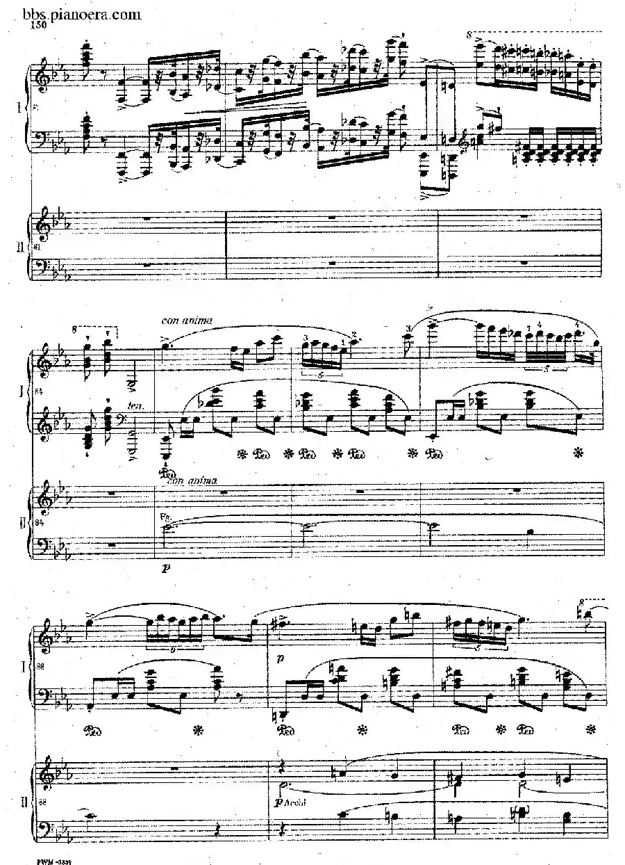 Grande Polonaise Brilliante Preceded by an Andante Spianato Op.22（平静的行板与华丽的波兰舞曲·双钢琴版）