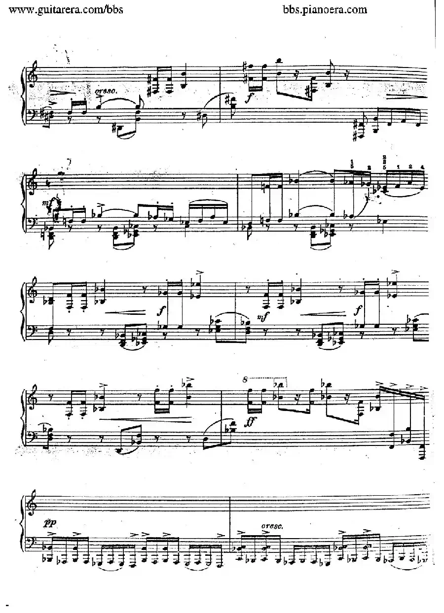 Etude in C Major For The Left Hand Op.32（C大调左手练习曲）