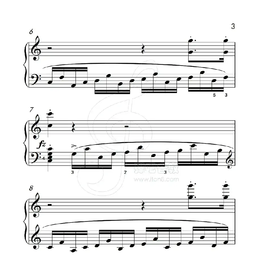 练习曲 10(克拉莫钢琴练习曲60首)