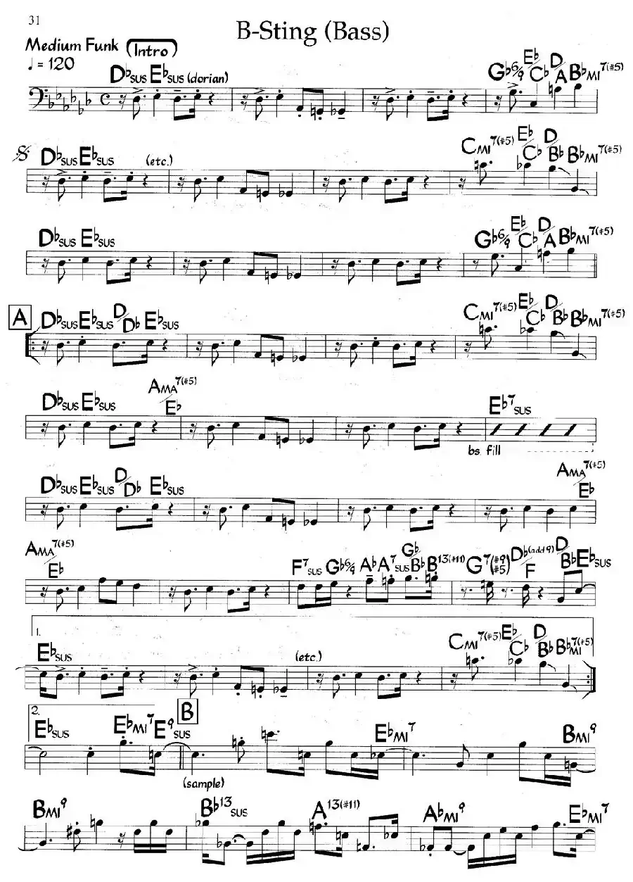 B-Sting（爵士钢琴曲）