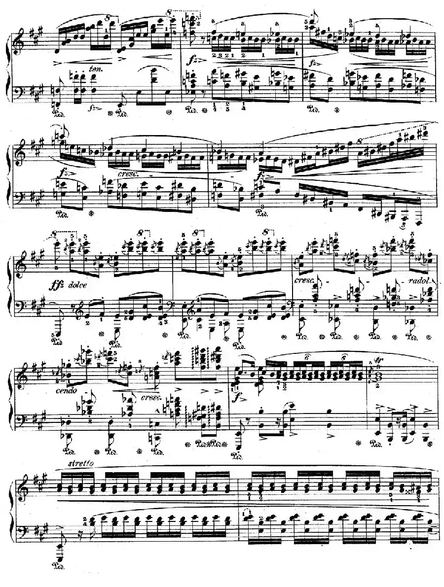 Allegro de Concerto Op.46（A大调音乐会快板）