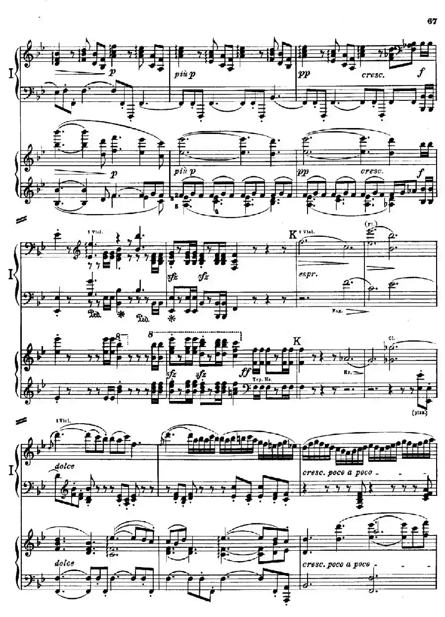 d小调第九交响曲 Op.125（双钢琴P63——72）