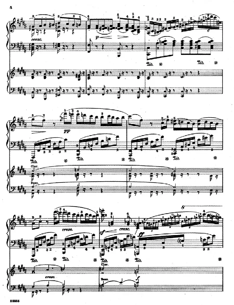 Capriccio Brillante in B Major Op.22（B大调华丽随想曲·双钢琴）