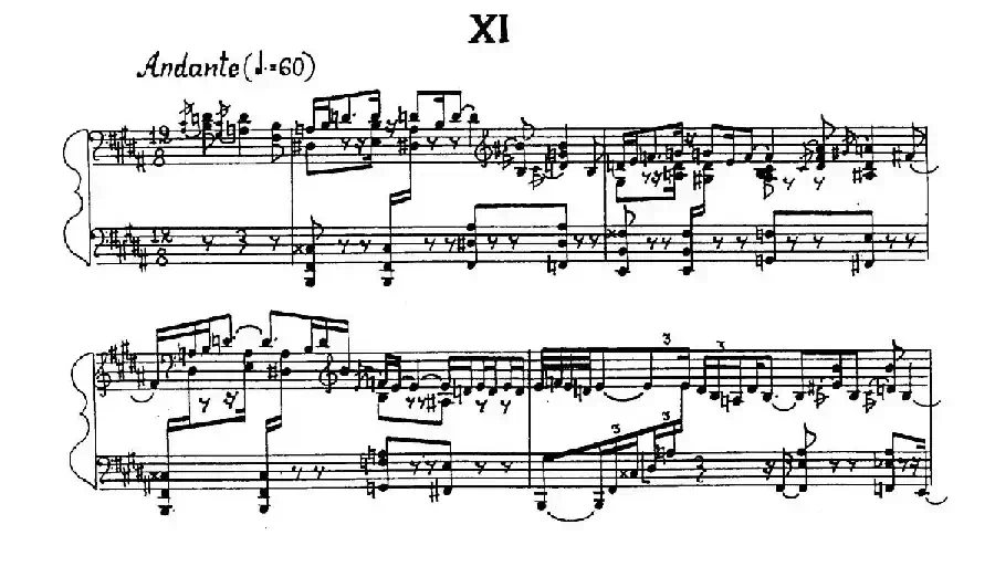 24 Preludes Op.53（24首前奏曲· Ⅺ）