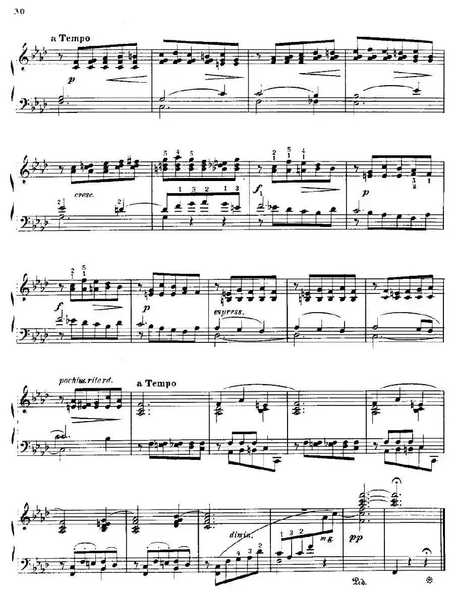 20 Petites Etudes, Op.91(20首小型练习曲)(13)
