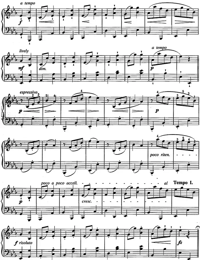 不可不弹的世界钢琴名曲：埃科塞斯舞曲