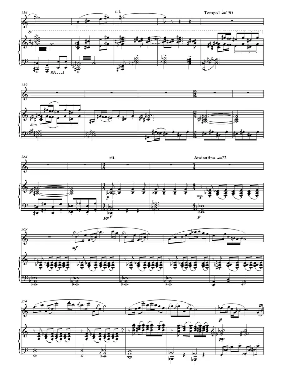 村寨欢歌(笛子与钢琴)