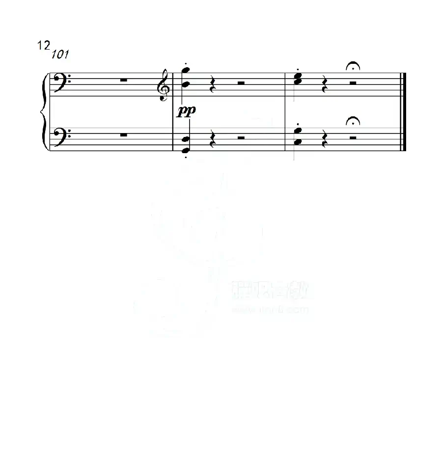 第五级 木偶游行(中国音乐学院钢琴考级作品1~6级)