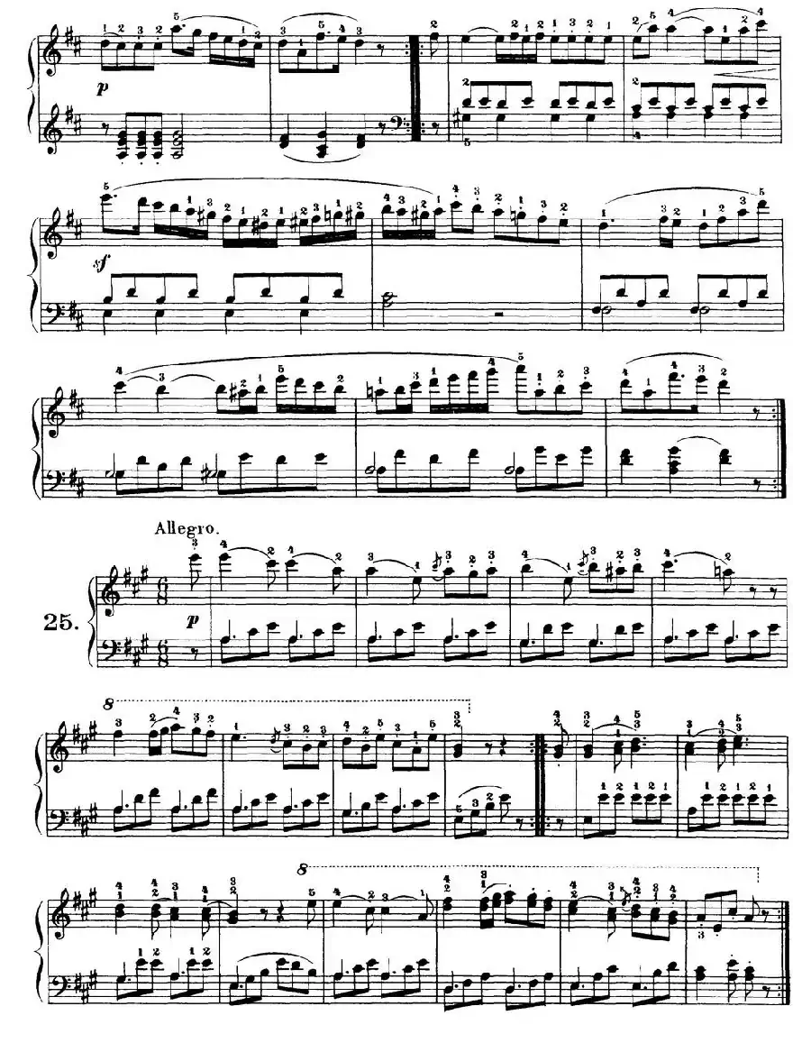 One Hundred and Ten Easy and Progressive Exercises Op.453（车尔尼110首简易练习曲 21——30）