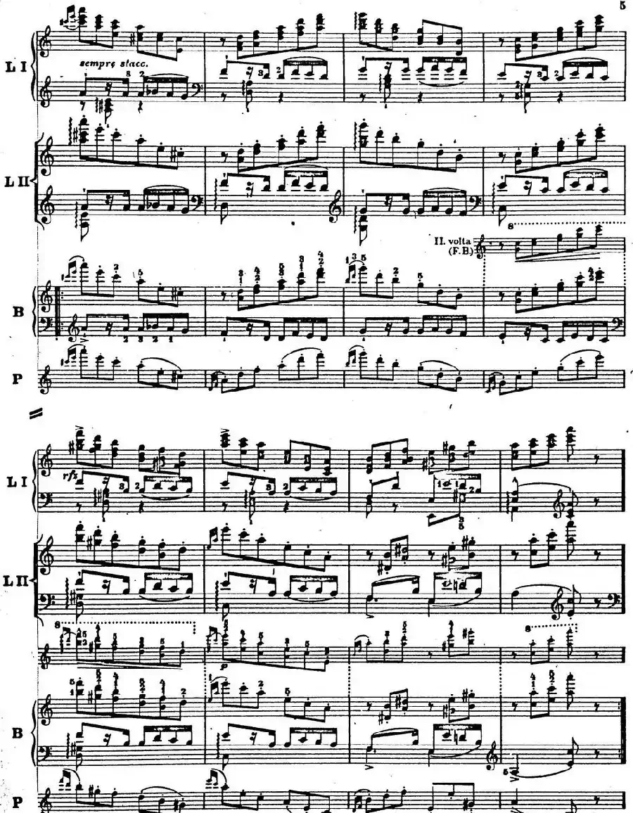 6首帕格尼尼大练习曲（Thema mit Variationen Etude Nr.6）