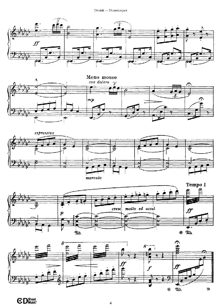 8 Humoresques Op.101（8首幽默曲·1）