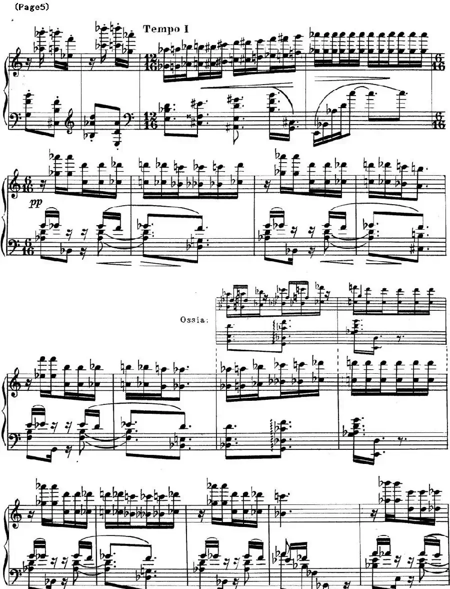 斯克里亚宾3首钢琴练习曲 Op65(No.1)