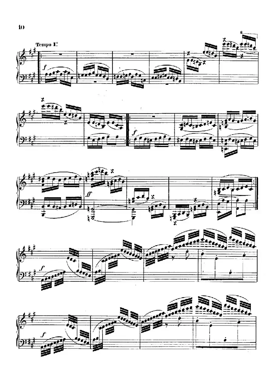 Variations on Yankee Doodle from Miscellenies Op.93（扬基嘟得主题变奏曲）