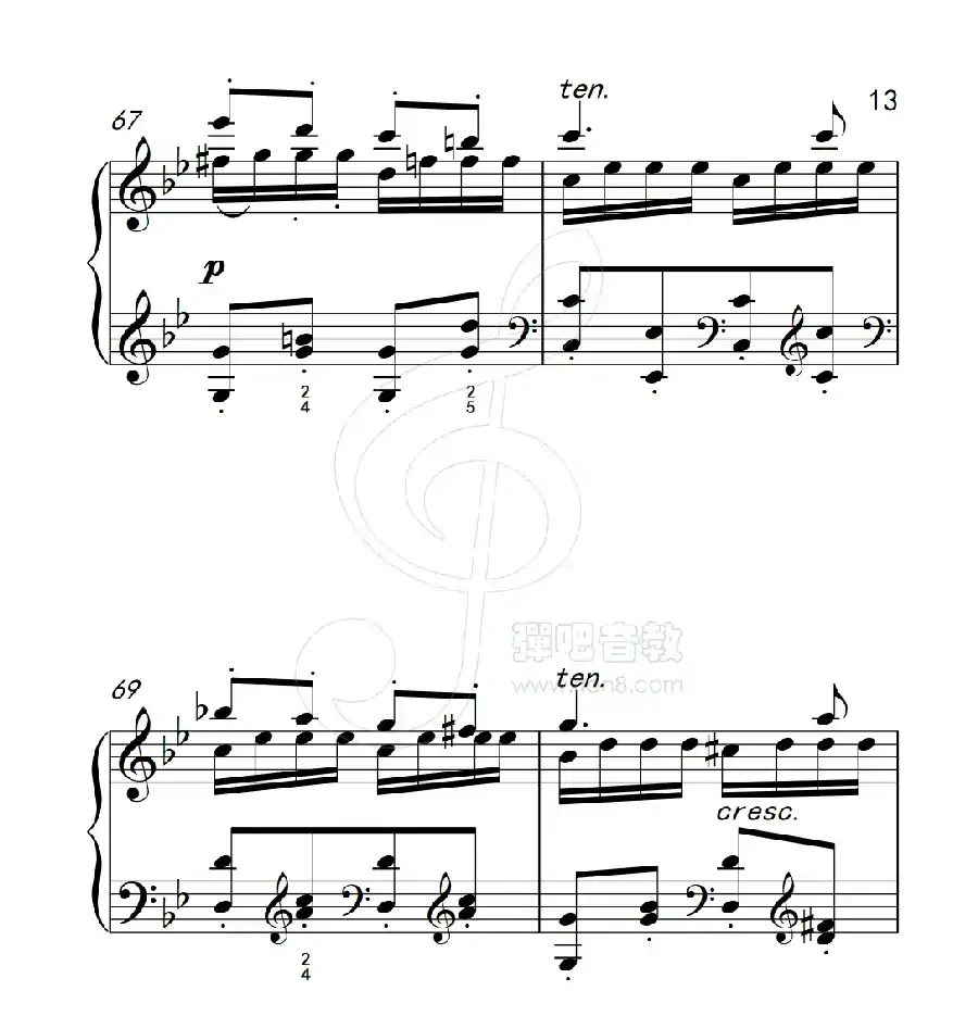 练习曲 52(克拉莫钢琴练习曲60首)