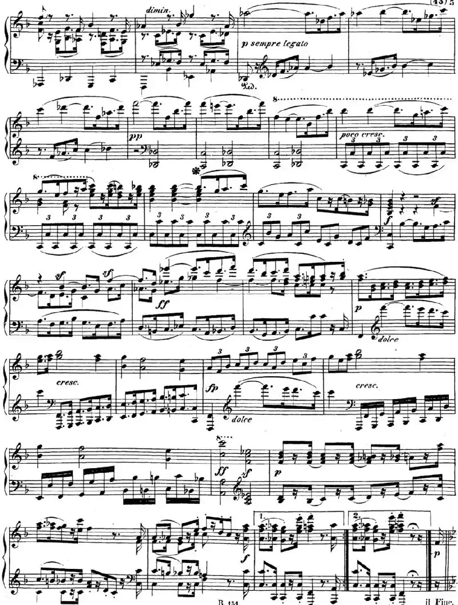 贝多芬钢琴奏鸣曲28 A大调 Op.101 A major