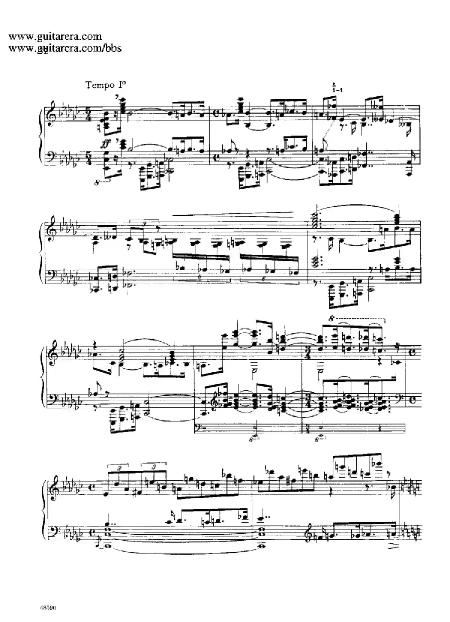 Piano Sonata Op.26（钢琴奏鸣曲·第一乐章）