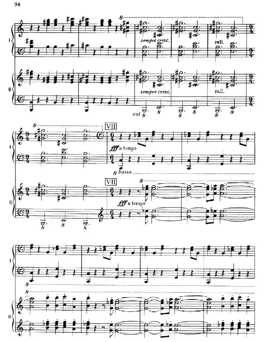 The Planets Op.32（双钢琴）（行星·第六乐章 天王星—魔术师）