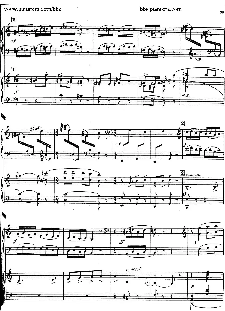 Piano Concerto in c-sharp Minor（升c小调钢琴协奏曲·第三乐章）