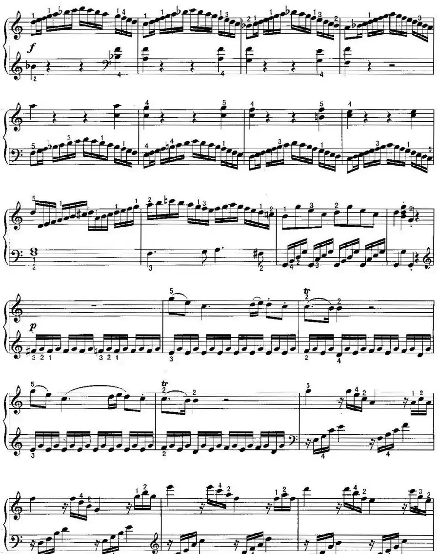 不可不弹的世界钢琴名曲：奏鸣曲（C大调）