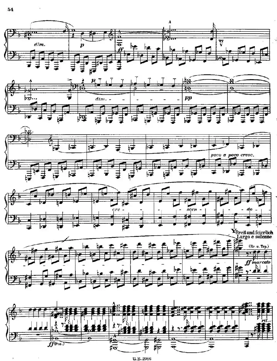 Symphony No.3 in d Minor - Solo Piano（d小调第三交响曲·钢琴独奏版·Ⅳ）