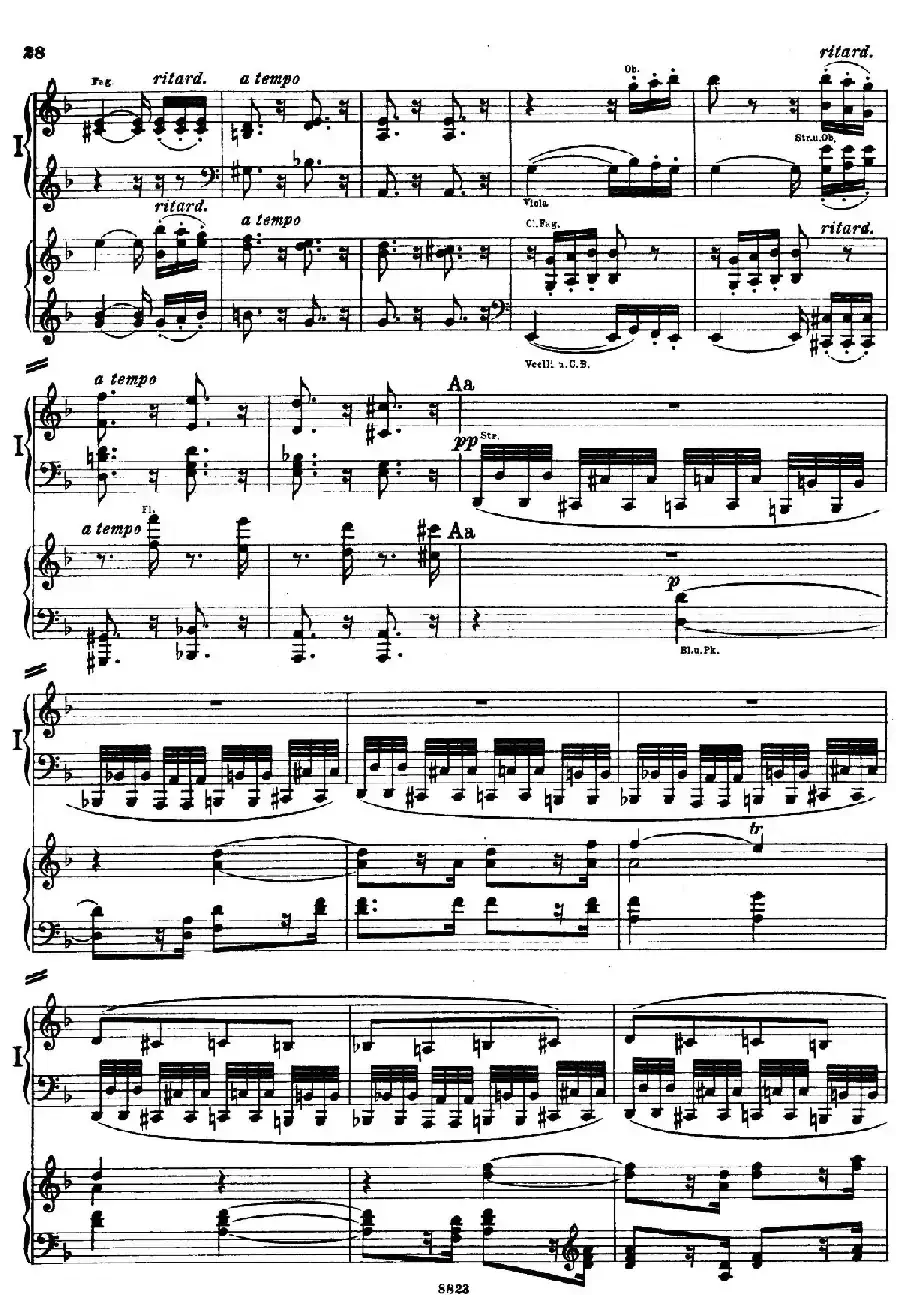 d小调第九交响曲 Op.125（双钢琴P23——32）