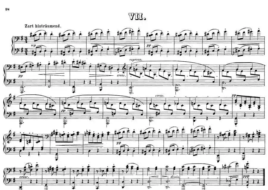 12 Waltzes Op.59 4 Hands（12首圆舞曲·四手联弹·Ⅶ）