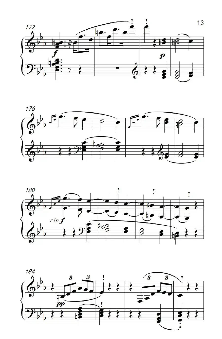 奏鸣曲 Opus 10 Nr.1 第一乐章(贝多芬奏鸣曲集 2)