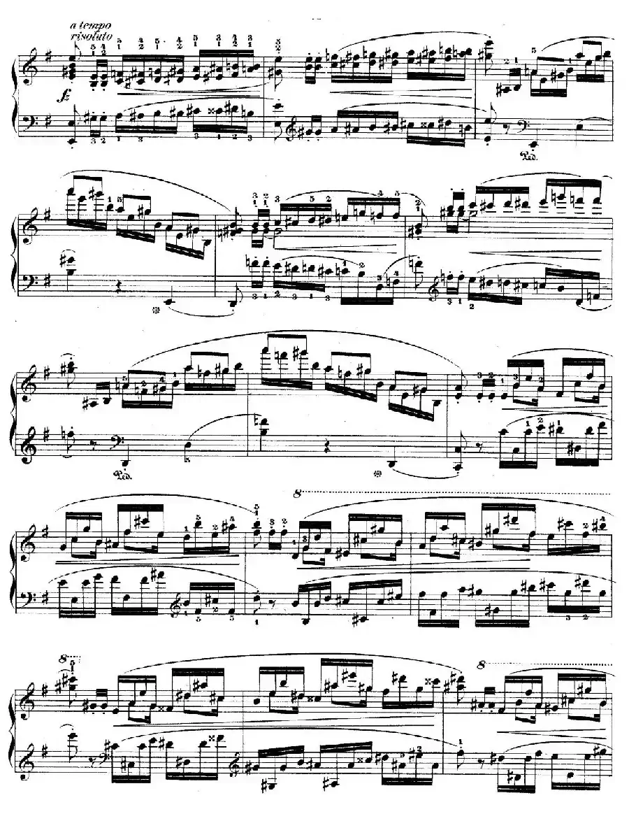 e小调第一钢琴协奏曲 Op.11（钢琴独奏版·第一乐章）