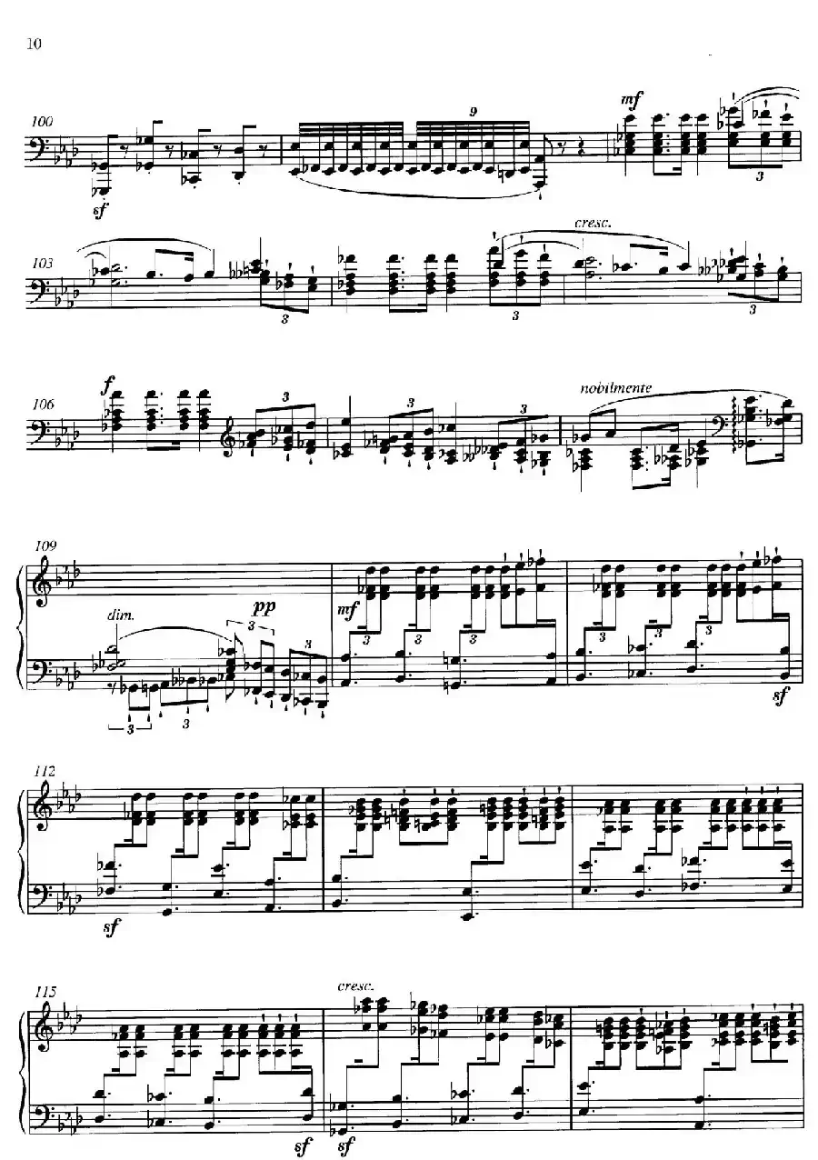 3 Grandes Etudes Op.76 No.1（3首华丽练习曲·1）
