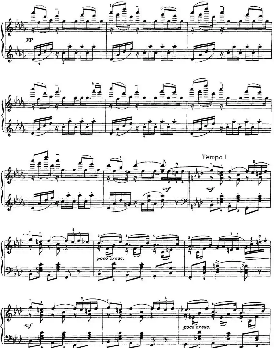 柴可夫斯基18首钢琴小品Op.72（1.Impromptu in F Minor）