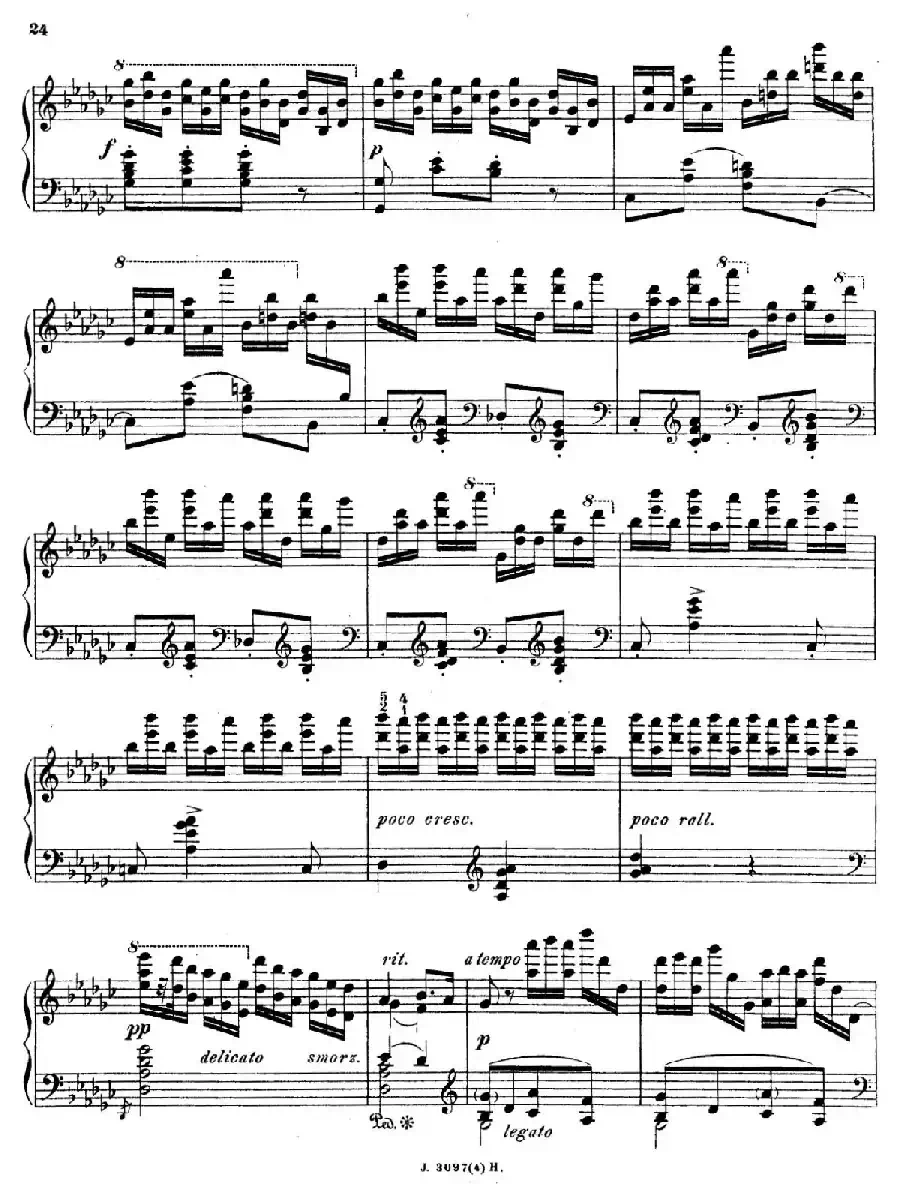 6 Etudes de Concert（6首音乐会练习曲·4）