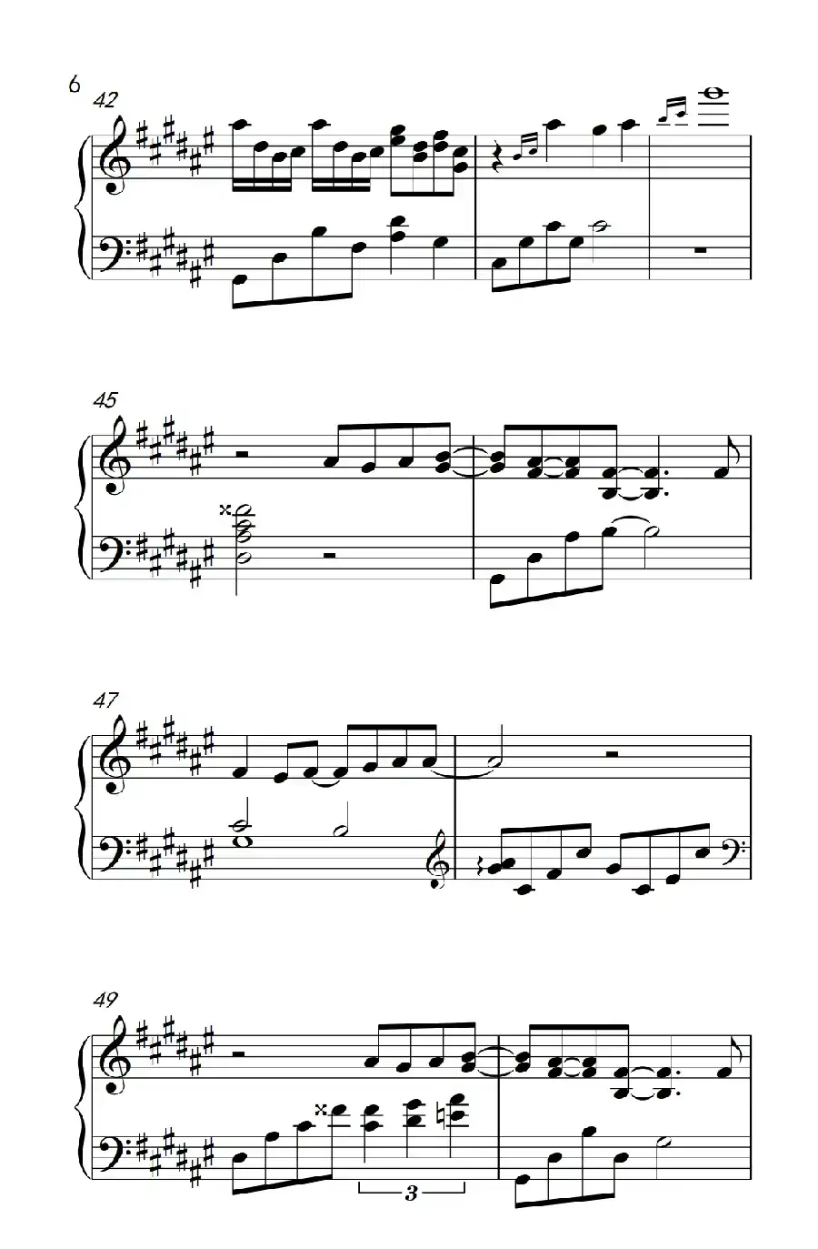 心酸(《弹吧音教》制谱版)