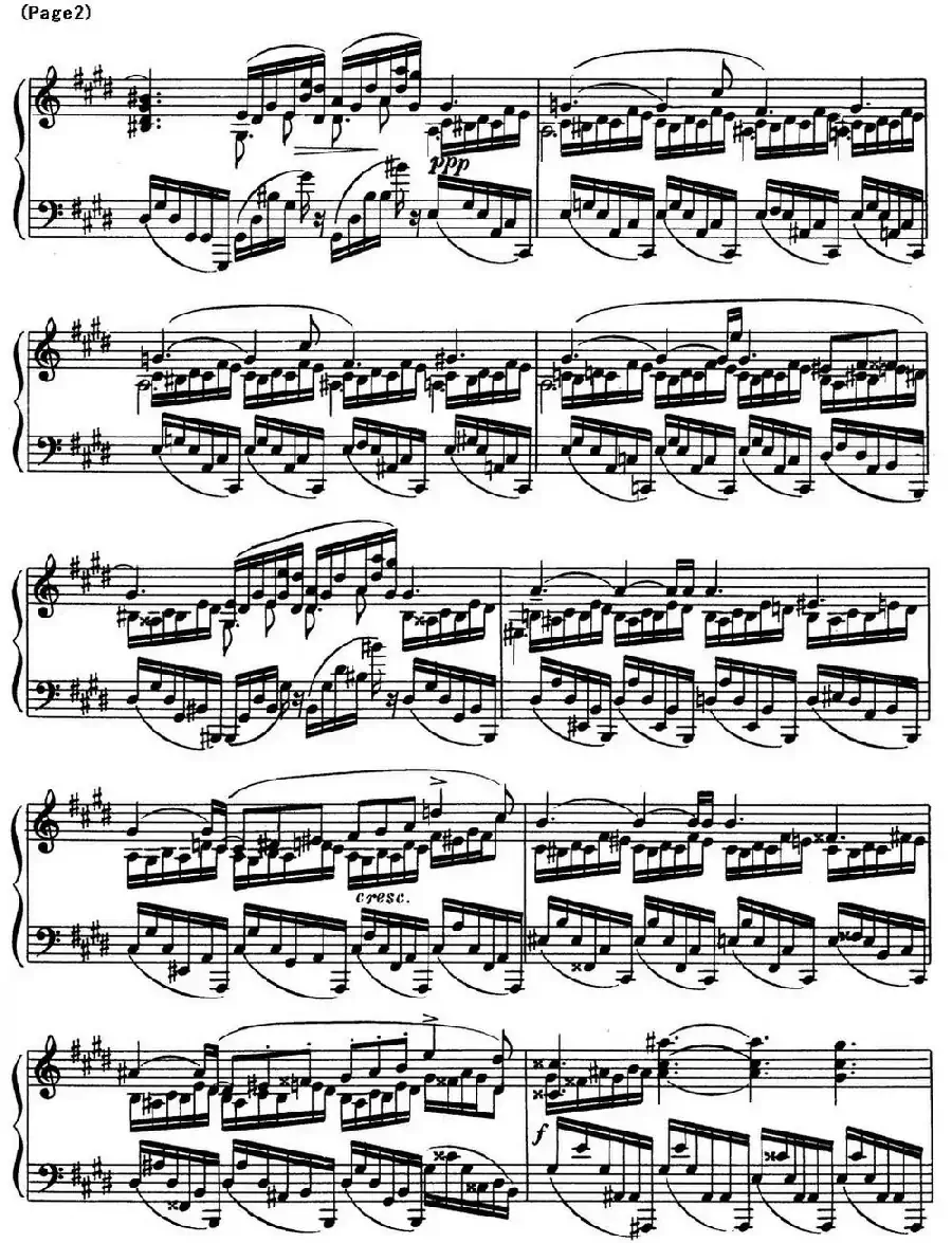 斯克里亚宾8首钢琴练习曲 Op42（No.5 Alexander Scriabin Etudes）