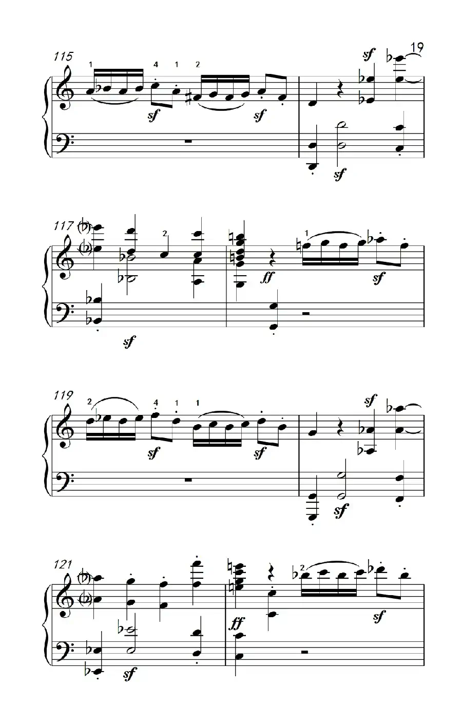 奏鸣曲 Opus 2 Nr.3 第一乐章(贝多芬奏鸣曲集 1)