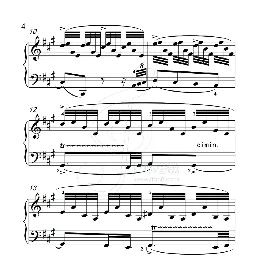 练习曲 38(克拉莫钢琴练习曲60首)