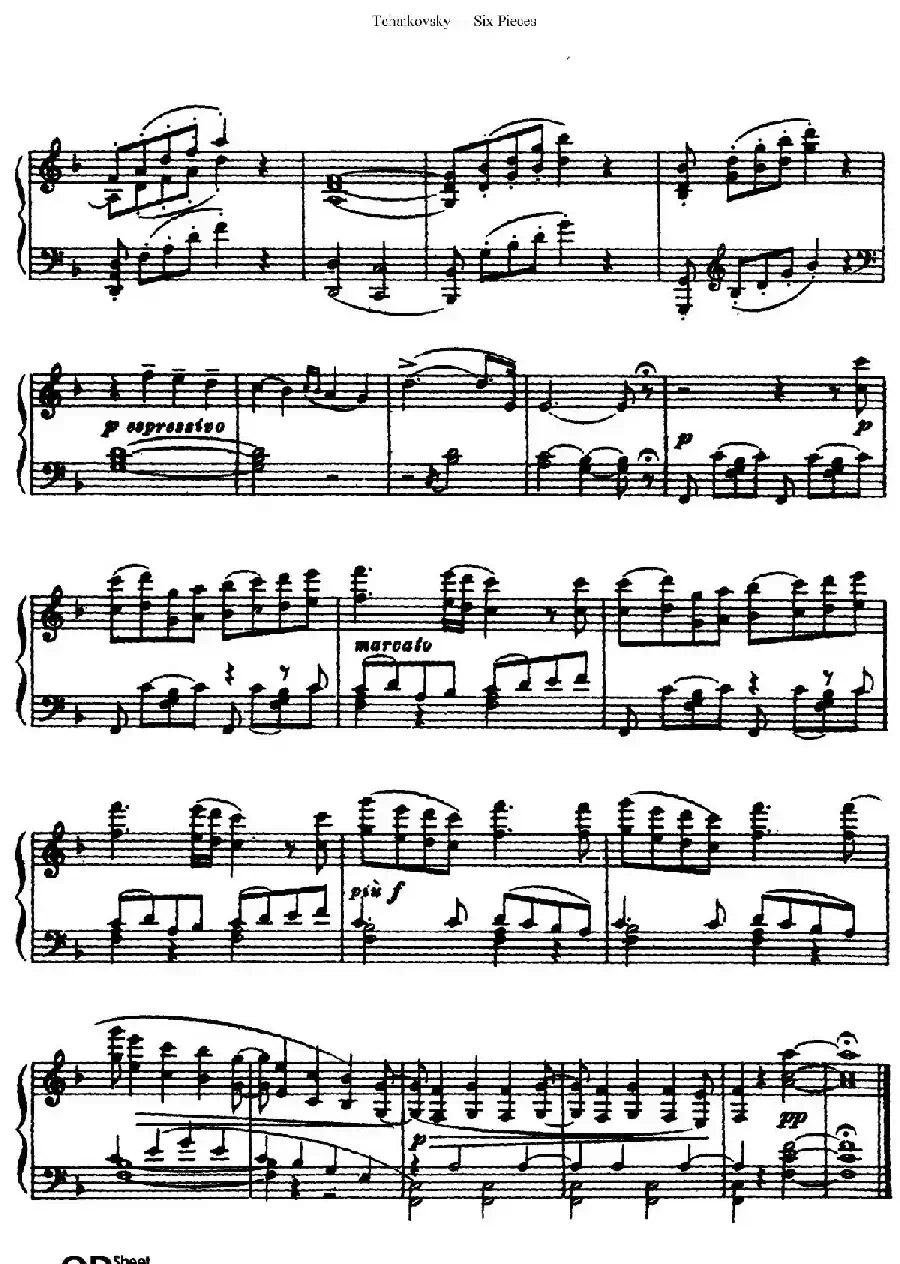 Six Pieces Op.51（6首小品·5）