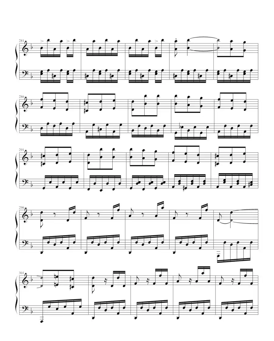 暴风雨(Beethoven's Sonata NO.17 Mov.3 )