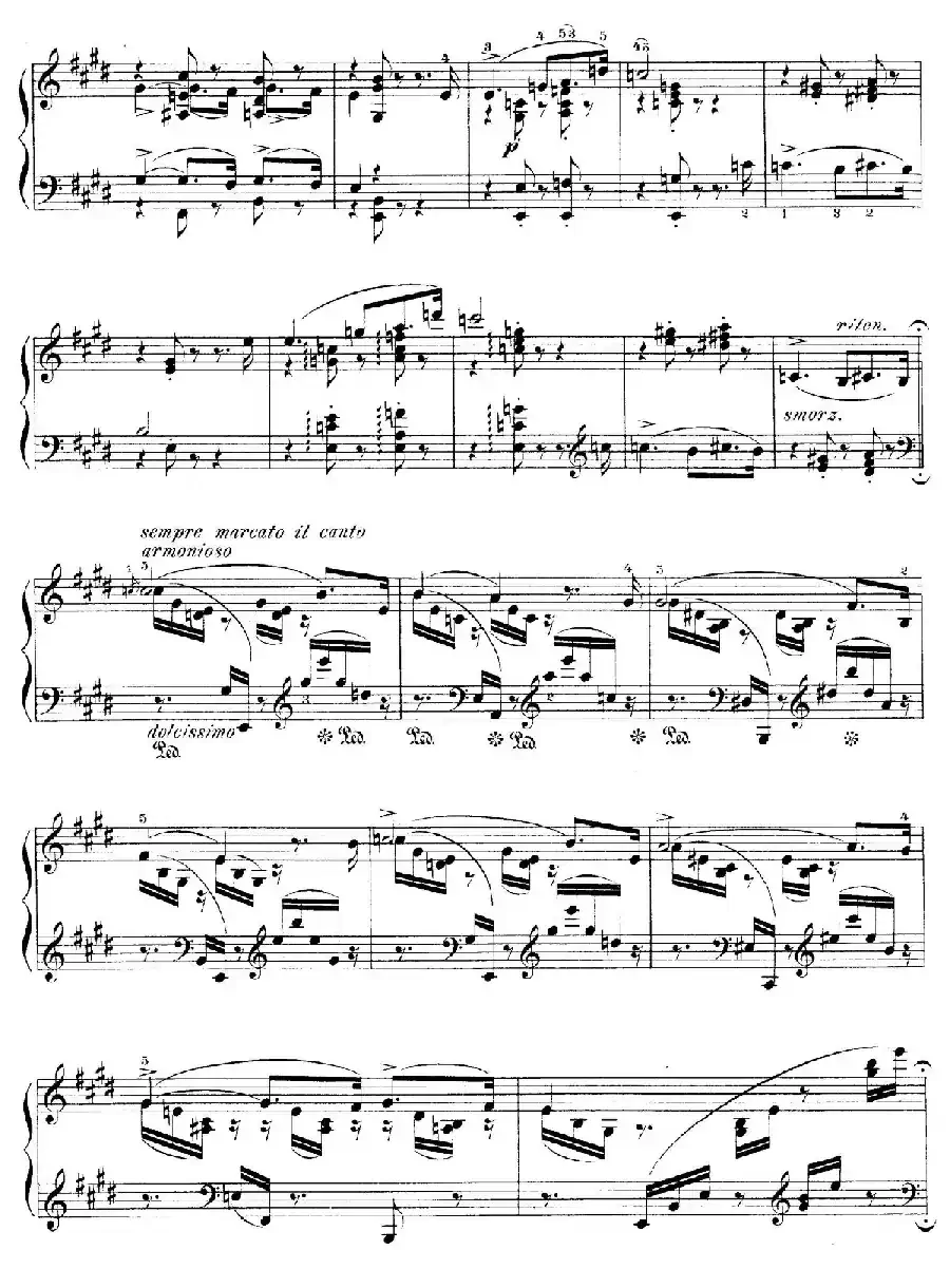 Notturnos S.541（3首夜曲“爱之梦”·2）