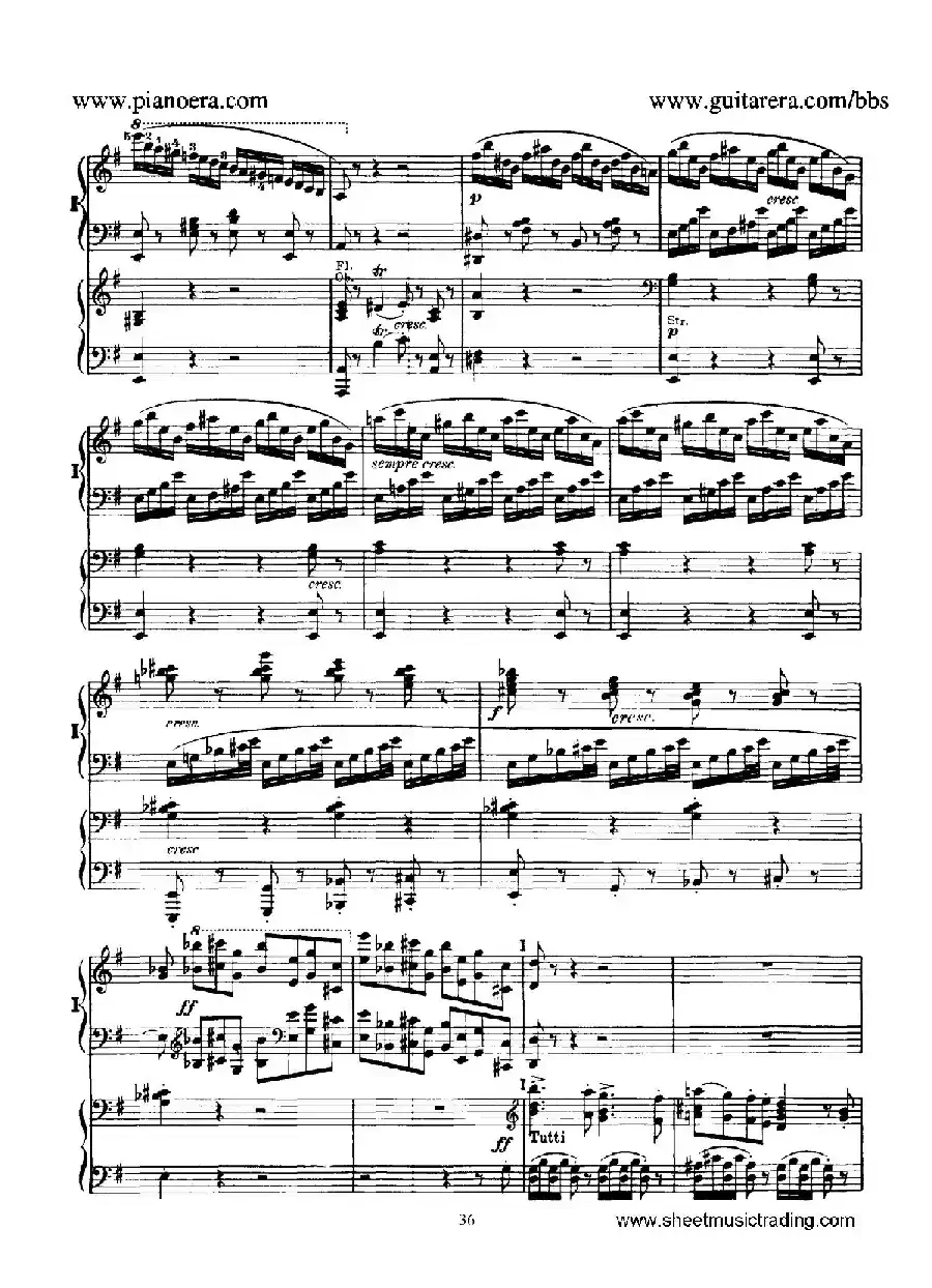 Piano Concerto No.1 in g Minor Op.25（g小调第一钢琴协奏曲·双钢琴）