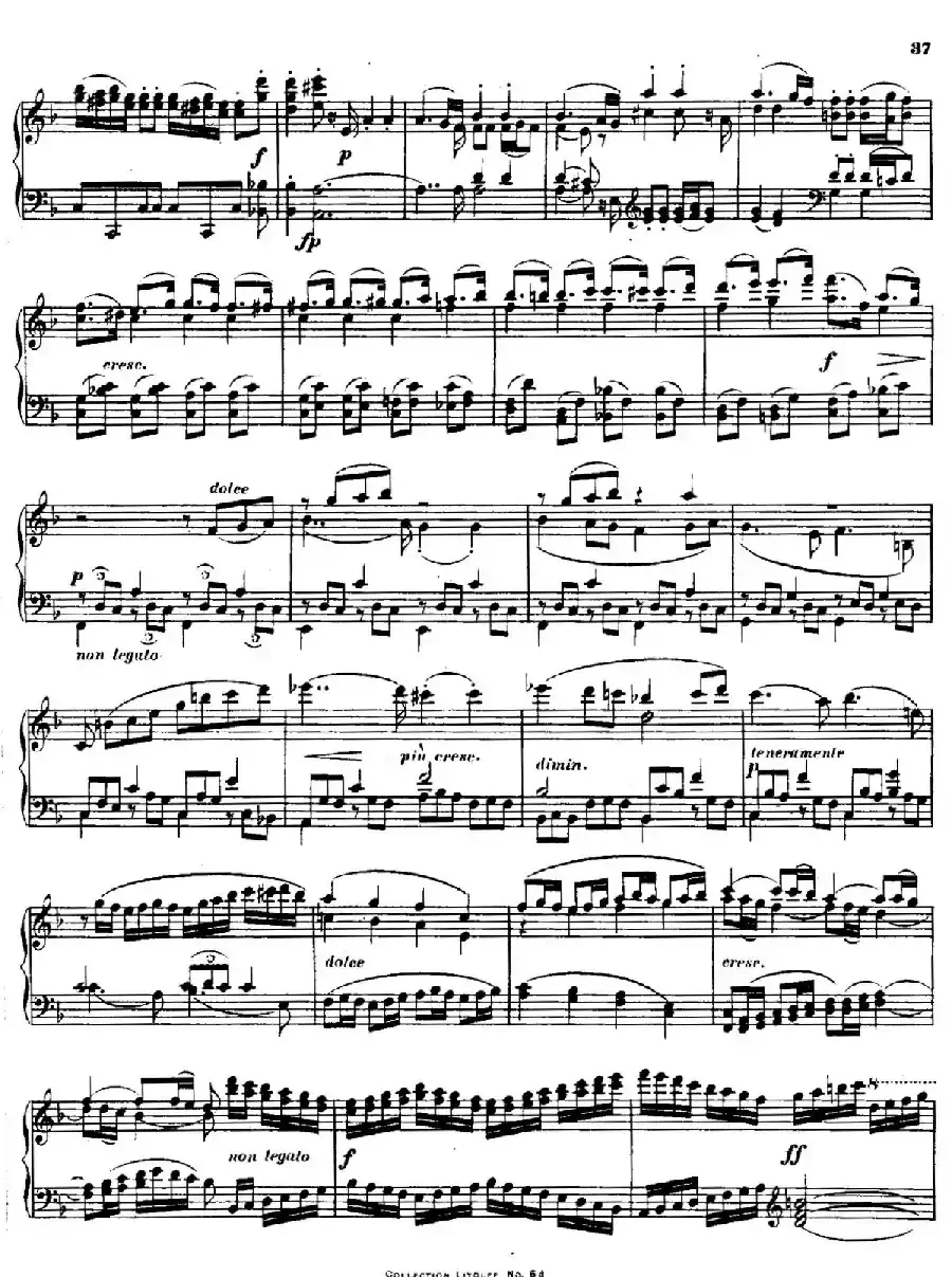 String Quartet No.15 in a Minor Op.132（a小调第十五弦乐四重奏·钢琴独奏版）